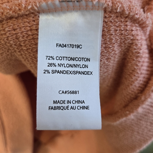 O'Neil Throw It On Mock Neck shirt dress, large, canyon clay colour. Like new - Picture 4 of 9